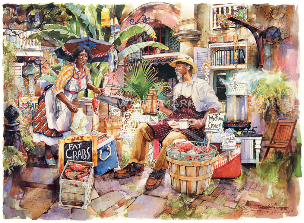 Fine Fat Crabs Print